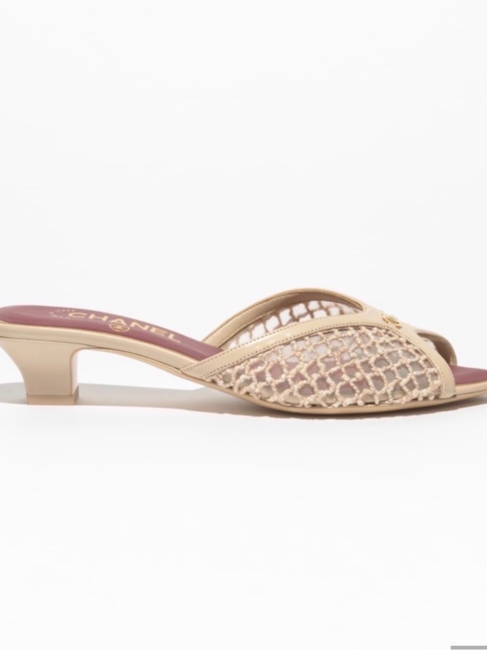 Chanel Côte Mirage Mesh Mule